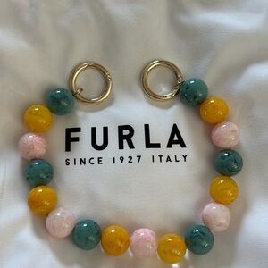 🩵💛FURLA BEAD HANDBAG CHAIN💛🩵